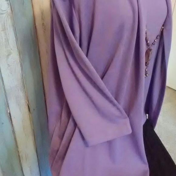 044 Alfred Dunner Purple Sweater Sz PetiteXL - Picture 4 of 8